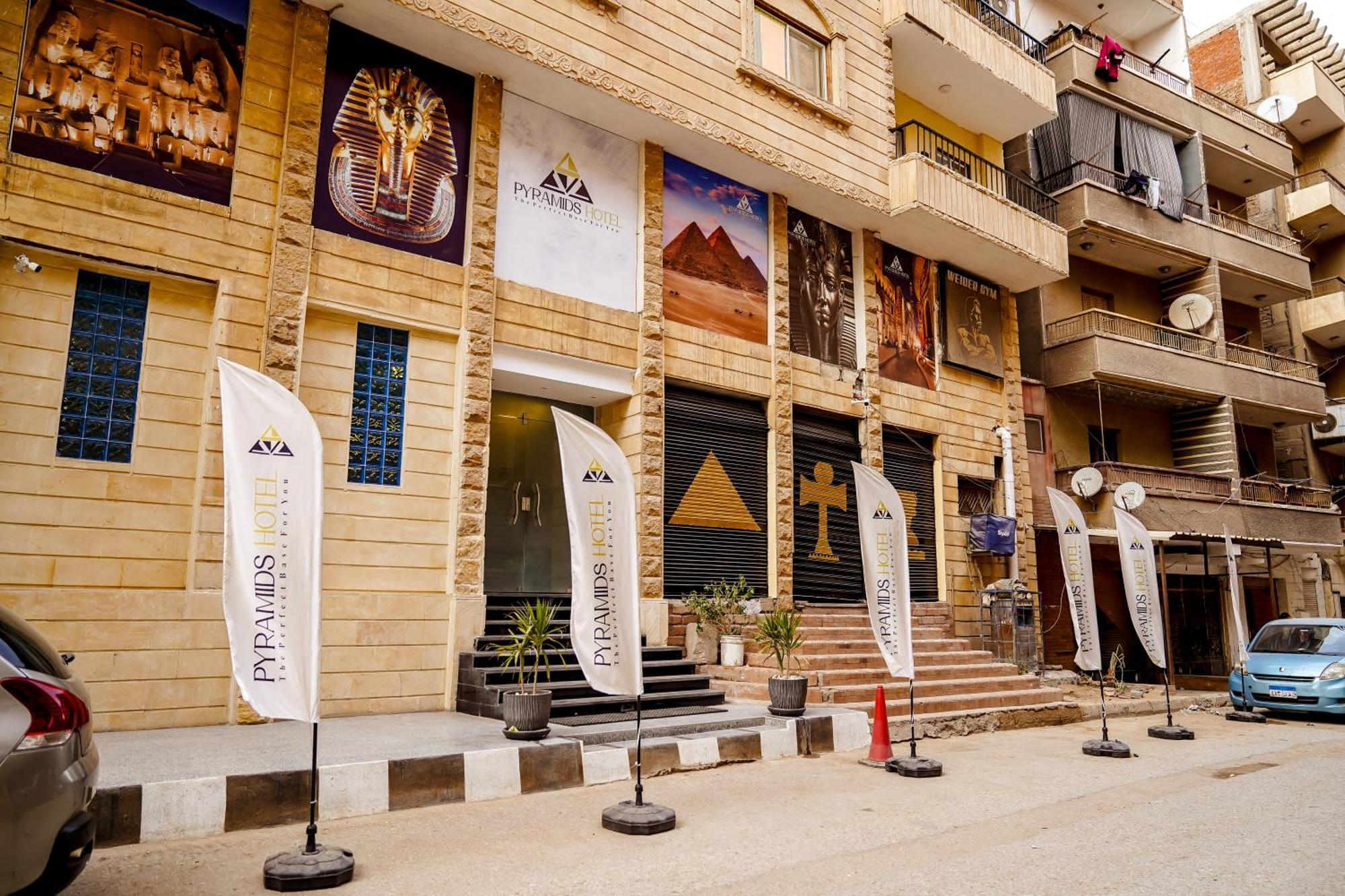 Pyramids Hotel Kafret el-Gabal Exteriör bild